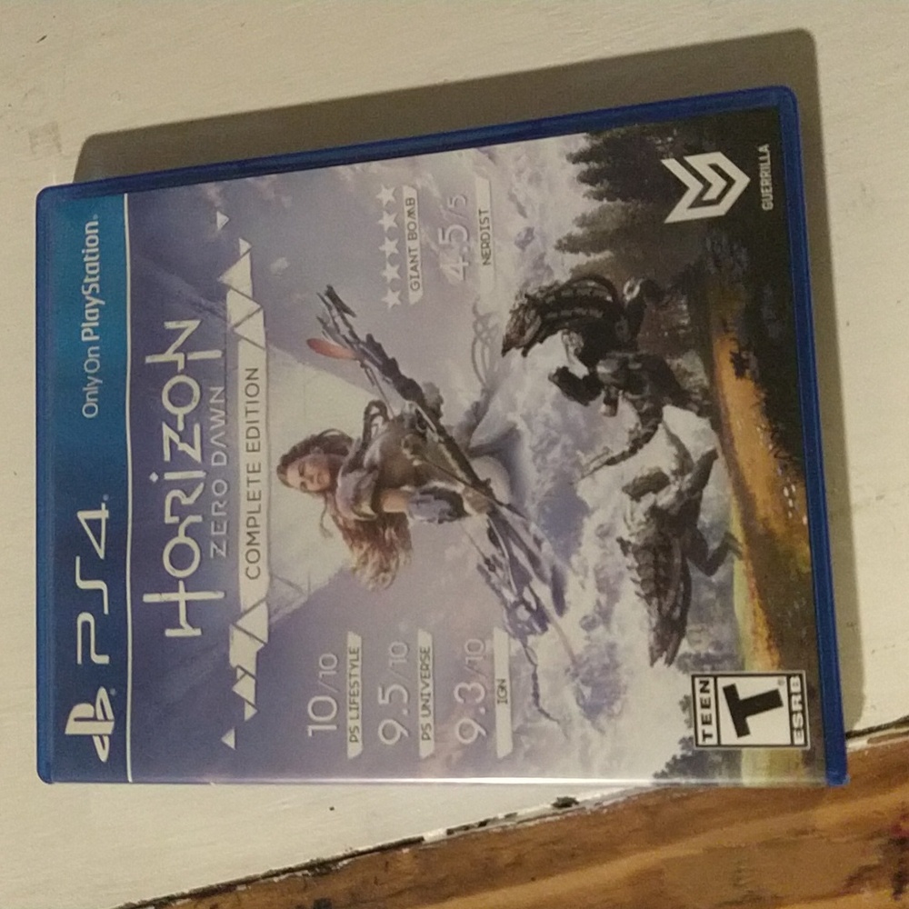 Horizon zero dawn PS4 video game